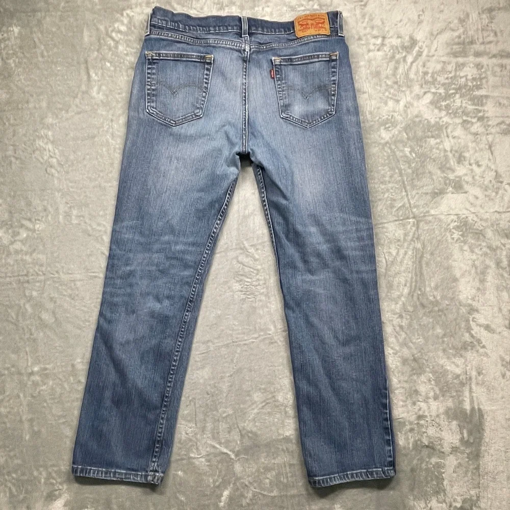 Levis 514 Straight Fit Jeans Mens 34x30 Blue‎ Medium Wash Denim Pants